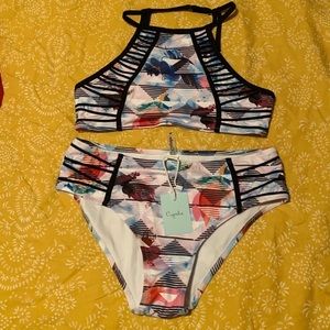 High waist bikini Cupshe